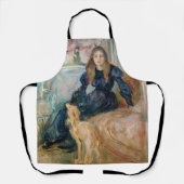 Tablier Berthe Morisot - Julie et son Greyhound Laerte (Recto)