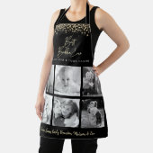 Tablier Best Bubbie Ever Cuisine Chef Gold 6 Photo Collage (Insitu)