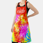 TABLIER BEST CHEF FLAMMABLE DESIGN CRAVATE-DYE (Insitu)