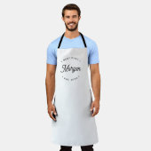 Tablier Best Chef Modern Retro Typography Personalized (Porté)