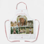 Tablier Best grandma chef ever custom photo collage (Recto)