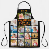 Tablier BEST GRANDPA et GRILL MASTER 16 Photo Collage (Recto)