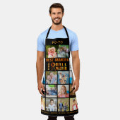 Tablier BEST GRANDPA et GRILL MASTER 16 Photo Collage (Porté)