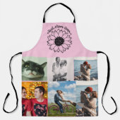 Tablier Best Mom Ever 6 Photo Custom Personalized Collage (Recto)