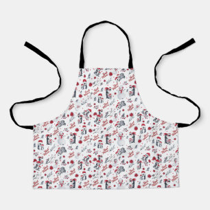 Tablier Best Mom Penguin Motif de Noël