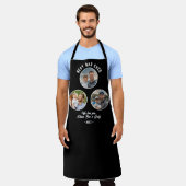 Tablier Best Papa Ever 3 Photos Père`s Day Keepsaké (Porté)