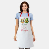 Tablier Best Valentine’s Gift Funny Food Apron Custom Name (Porté)