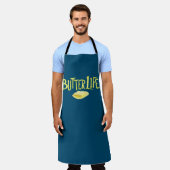 Tablier Beurre Vie Turquoise BG (Porté)