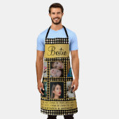 Tablier BFF Photo Collage Best Friend Citation Parties sci (Porté)