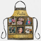 Tablier BFF Photo Collage Best Friend Citation Parties sci (Recto)