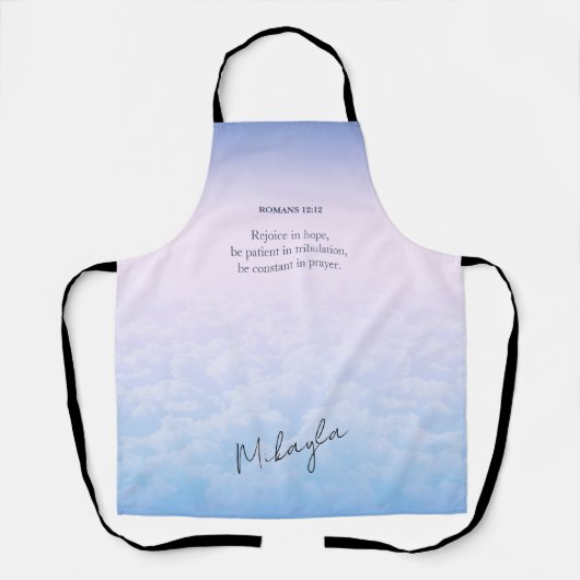 Tablier Bible Verse Apron (Recto)
