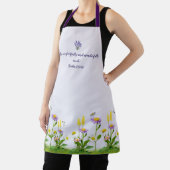 Tablier Bible Verse Floral Apron (Insitu)