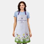 Tablier Bible Verse Floral Apron (Porté)