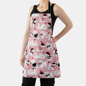 Tablier Bichon Frise Christmas Pink Apron (Insitu)