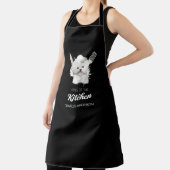 Tablier Bichon Frise King of the Kitchen Cuisine Chien Che (Insitu)