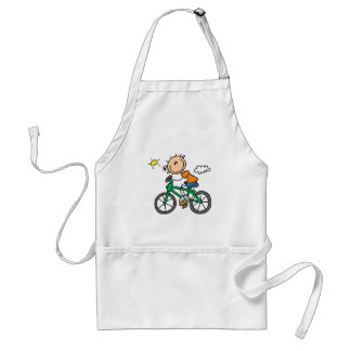 Tablier Bicyclette d'équitation de garçon de bâton