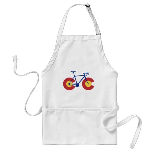 Tablier Bicyclette Drapeau du Colorado (Devant)