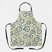 Tablier Bicyclette Journey Blue Apron (Recto)