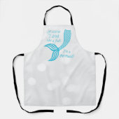 Tablier Bien sûr que je bois comme un poisson, je suis une (Recto)