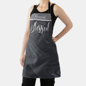 Tablier Bienheureux Script Moderne Faux Marbre Personnalis (Insitu)