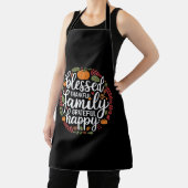 Tablier Bienheureux Thanksgiving en famille (Insitu)