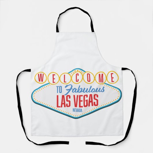 Tablier Bienvenue à Fabulous las vegas (Recto)