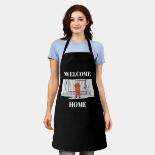 Tablier Bienvenue à la maison