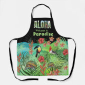 Tablier Bienvenue exotique à Aloha tropical Paradise (Recto)