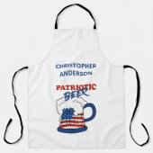 Tablier Bière patriotique (Recto)