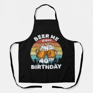 Tablier Bière pour moi, c'est mon 40e anniversaire