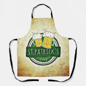Tablier Bières du jour Saint Patrick (Recto)