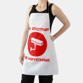 Tablier Big Brother regarde 1984 ingsoc (Insitu)