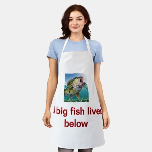 Tablier Big Fish Lives Below Apron (Porté)