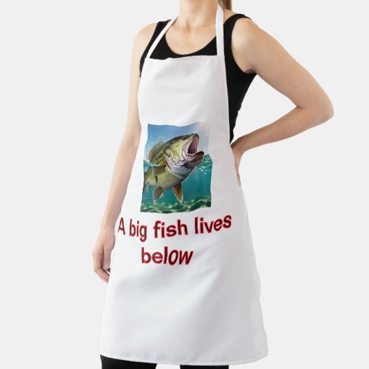 Tablier Big Fish Lives Below Apron (Insitu)