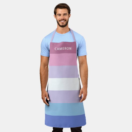 Tablier Bigender Drapeau Monogrammé (Porté)