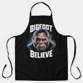 Tablier Bigfoot Croire Cryptid Fan BBQ Pit Apron (Recto)