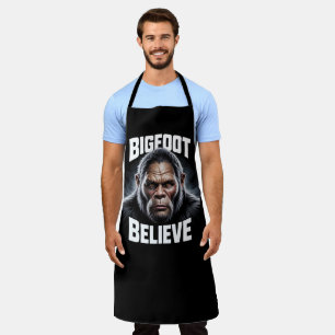 Tablier Bigfoot Croire Cryptid Fan BBQ Pit Apron