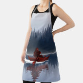 Tablier Bigfoot Lake Canoe Forêt sauvage de pins (Insitu)