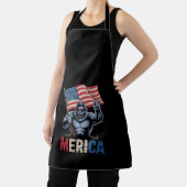 Tablier Bigfoot Merica Rock drapeau américain patriotique (Insitu)