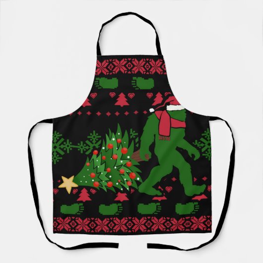 Tablier Bigfoot on genou (Recto)