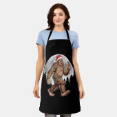 Tablier Bigfoot Père Noël Christmas Tree Lights Xmas Sasqu (Porté)