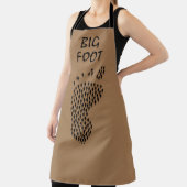 Tablier bigfoot, sasquatatch, empreinte, skunk+ape, (Insitu)