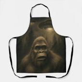 Tablier Bigfoot Sasquatch Alien UFO Funny (Recto)