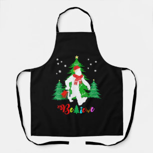 Tablier Bigfoot Yeti Sasquatch Noël Croire Noël