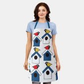 Tablier Birdhouse Bird House Oiseaux colorés Birdhouse (Porté)