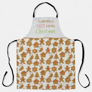 Tablier Biscuit de Noël amusant au pain d'épice