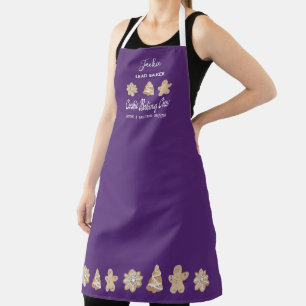Tablier Biscuits amusants Cuisinier Équipage Monogramme B