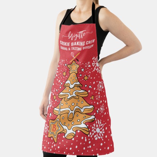 Tablier Biscuits biscuits de Noël Cuisinier Écran Snowflak (Insitu)