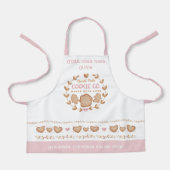 Tablier Biscuits biscuits pour enfants Pink Christmas Apro (Recto)