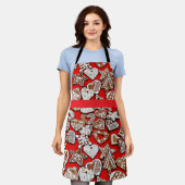 Tablier Biscuits de Noël (Porté)